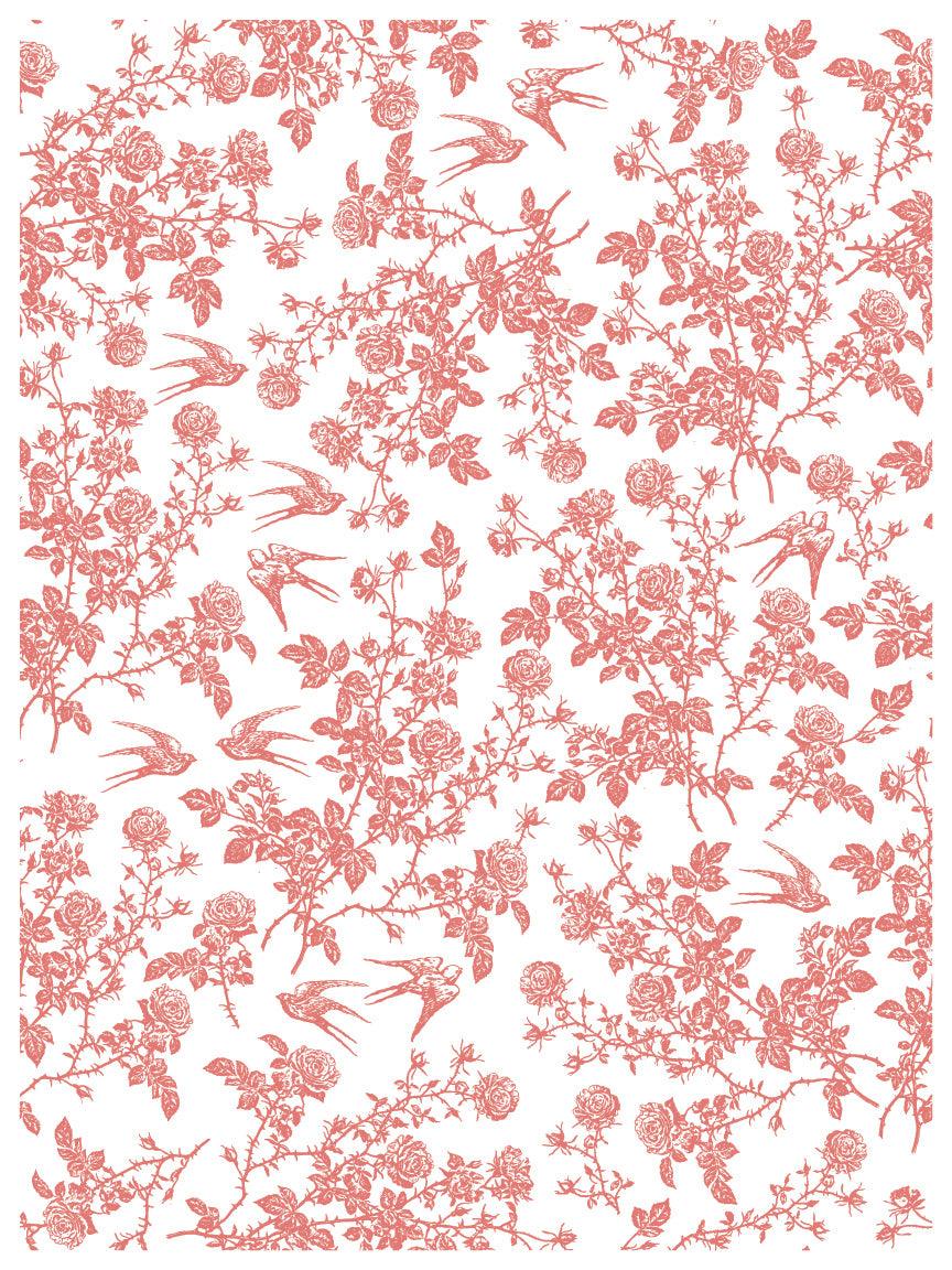 Spring Melody 12x16" Paint Inlay EIGHT Sheet Set by Iron Orchid Designs (IOD) Spring Release 2025
