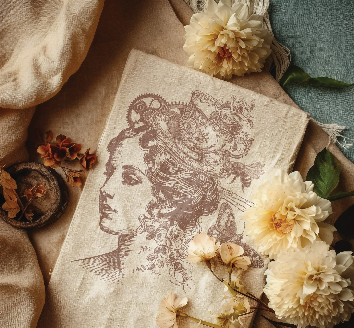 Charlotte Decor 12x12” Stamp by Iron Orchid Designs (IOD)
