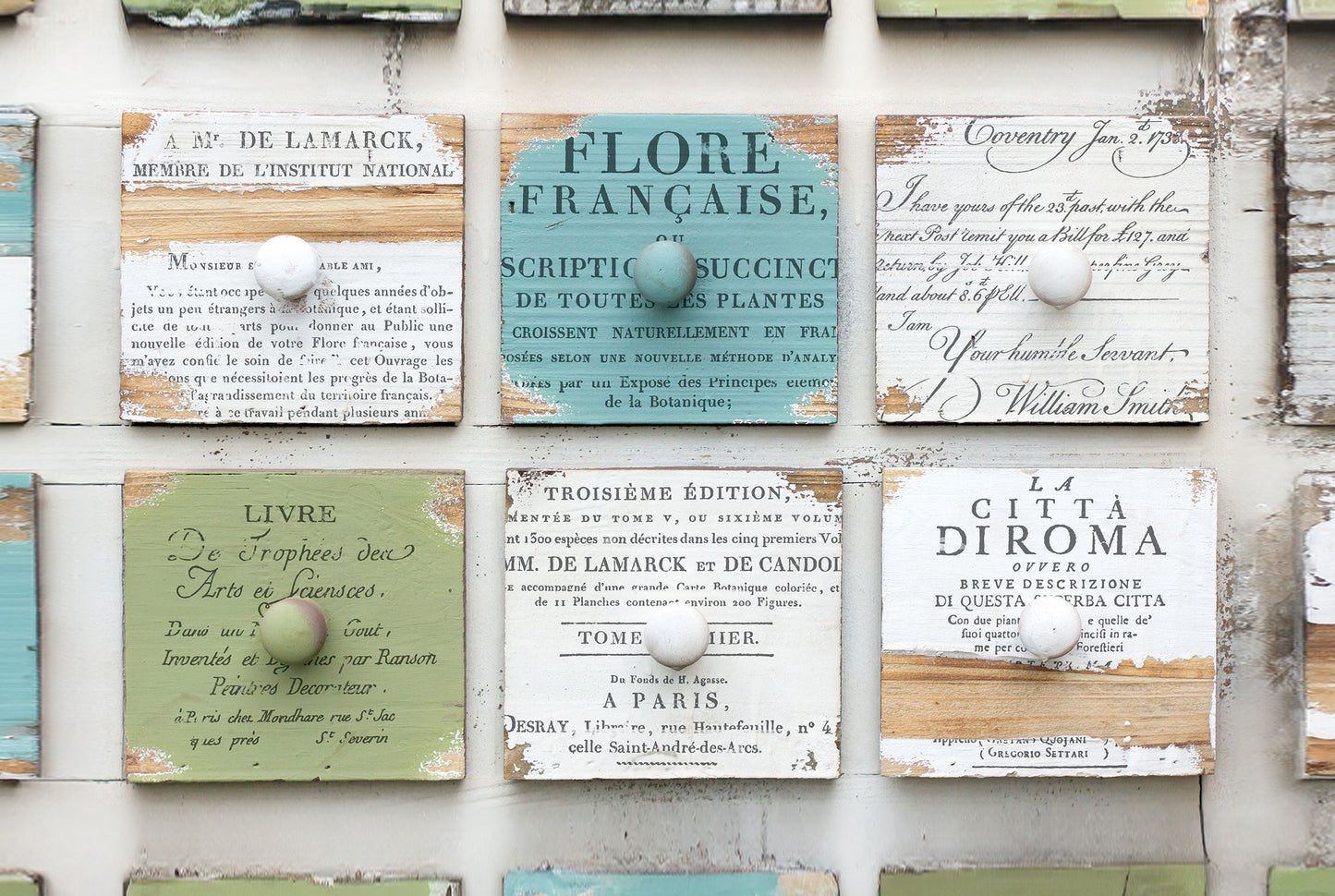 Ephemeral Type Decor 12x12” Stamp by Iron Orchid Designs (IOD)