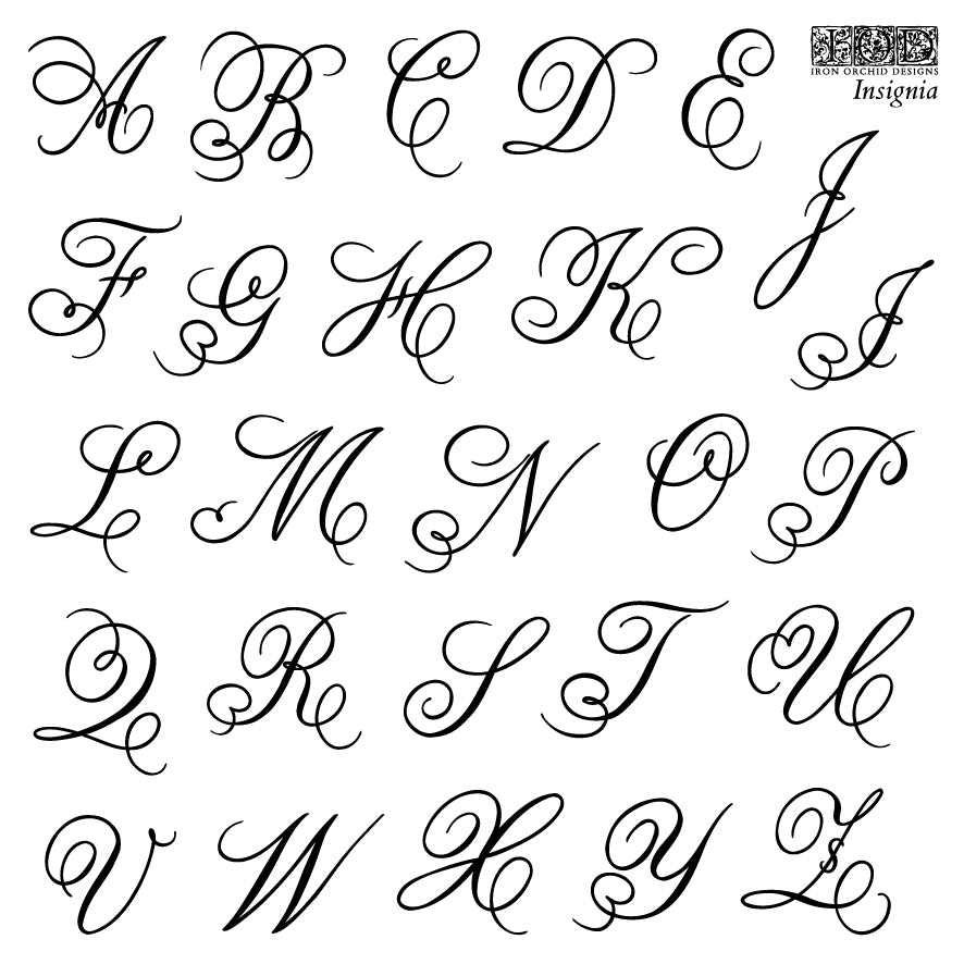 Insignia Decor 6x6” Stamp FOUR Sheet Set by Iron Orchid Designs (IOD)