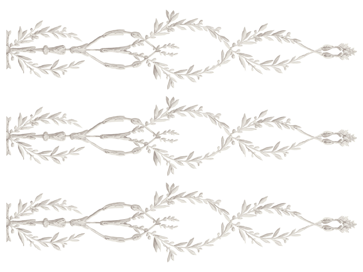 Trompe l'oeil Laurel Paint Inlay