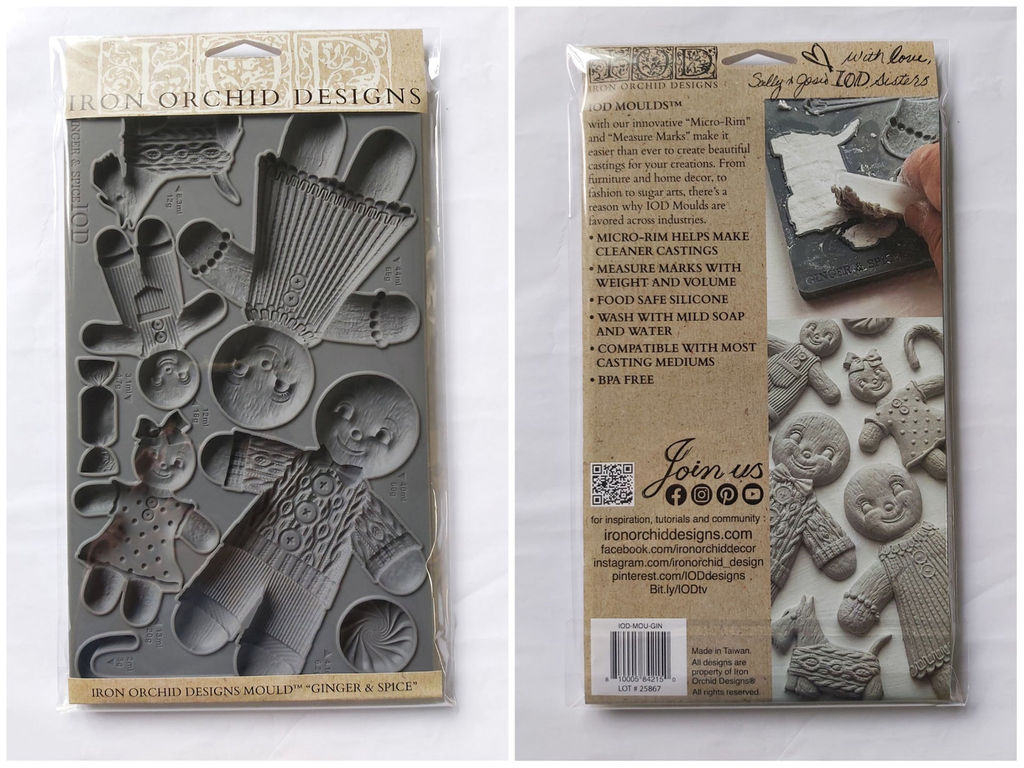 Ginger and Spice Decor Mould *Limited Edition*
