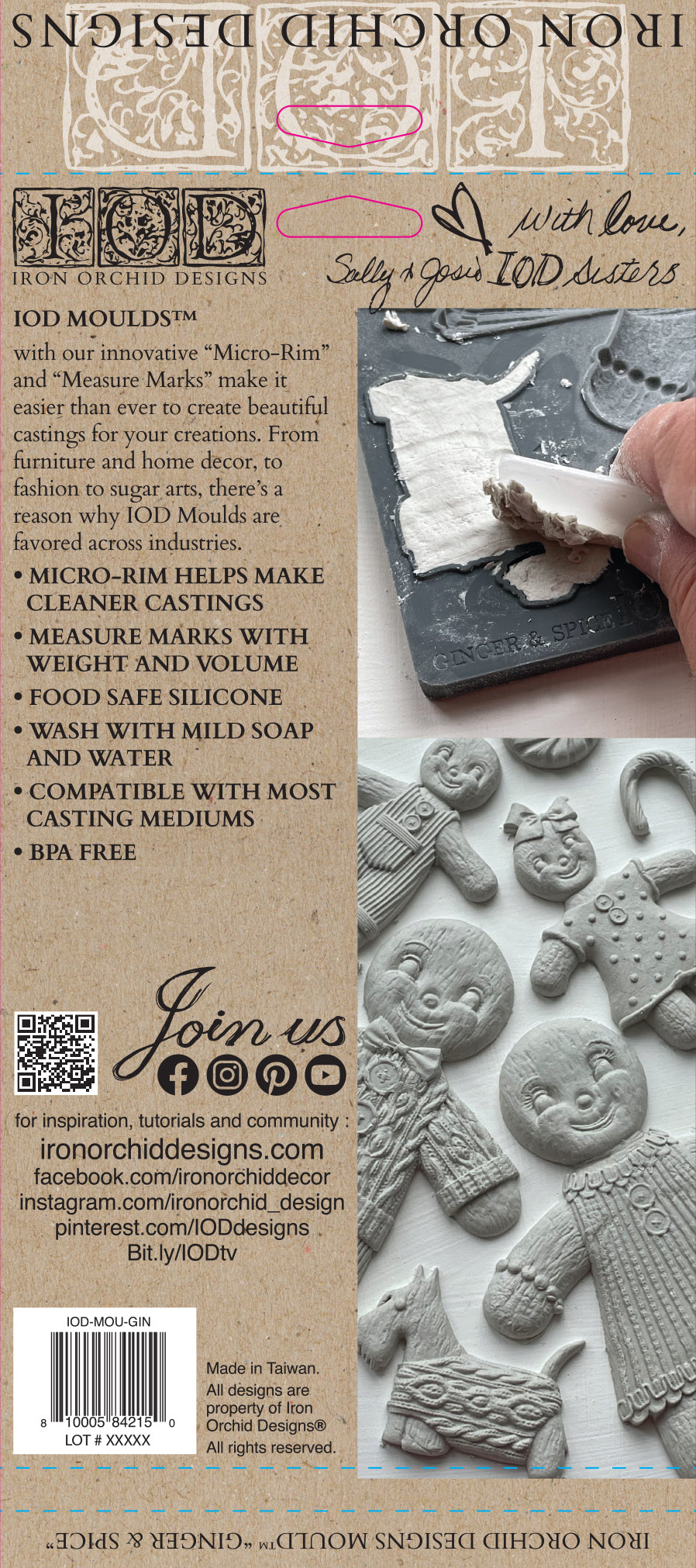 Ginger and Spice Decor Mould *Limited Edition*