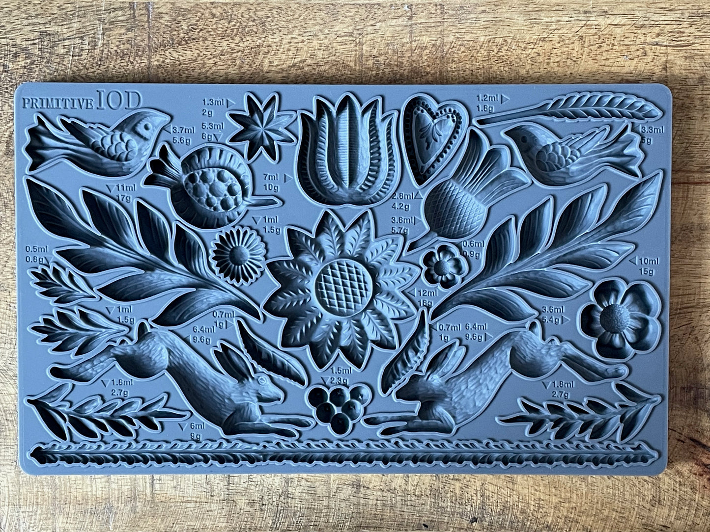 Primitive 6x10" Decor Mould by Iron Orchid Designs (IOD)