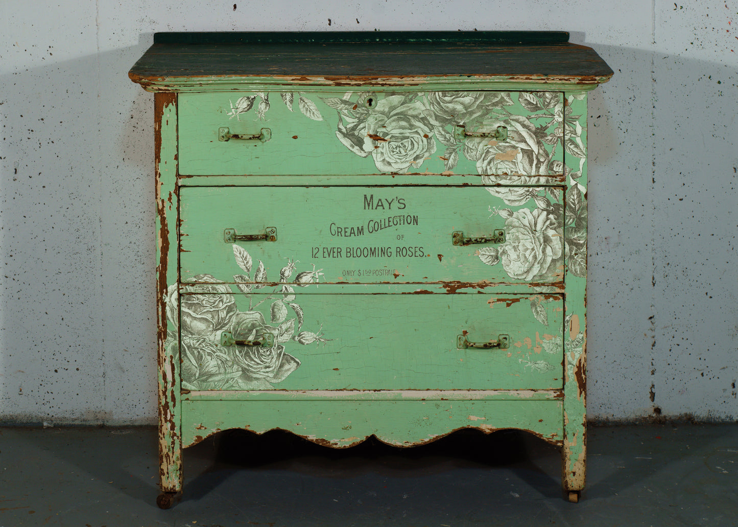 May's Roses 12x16" Transfer Pad FOUR Sheet Set by Iron Orchid Designs (IOD)