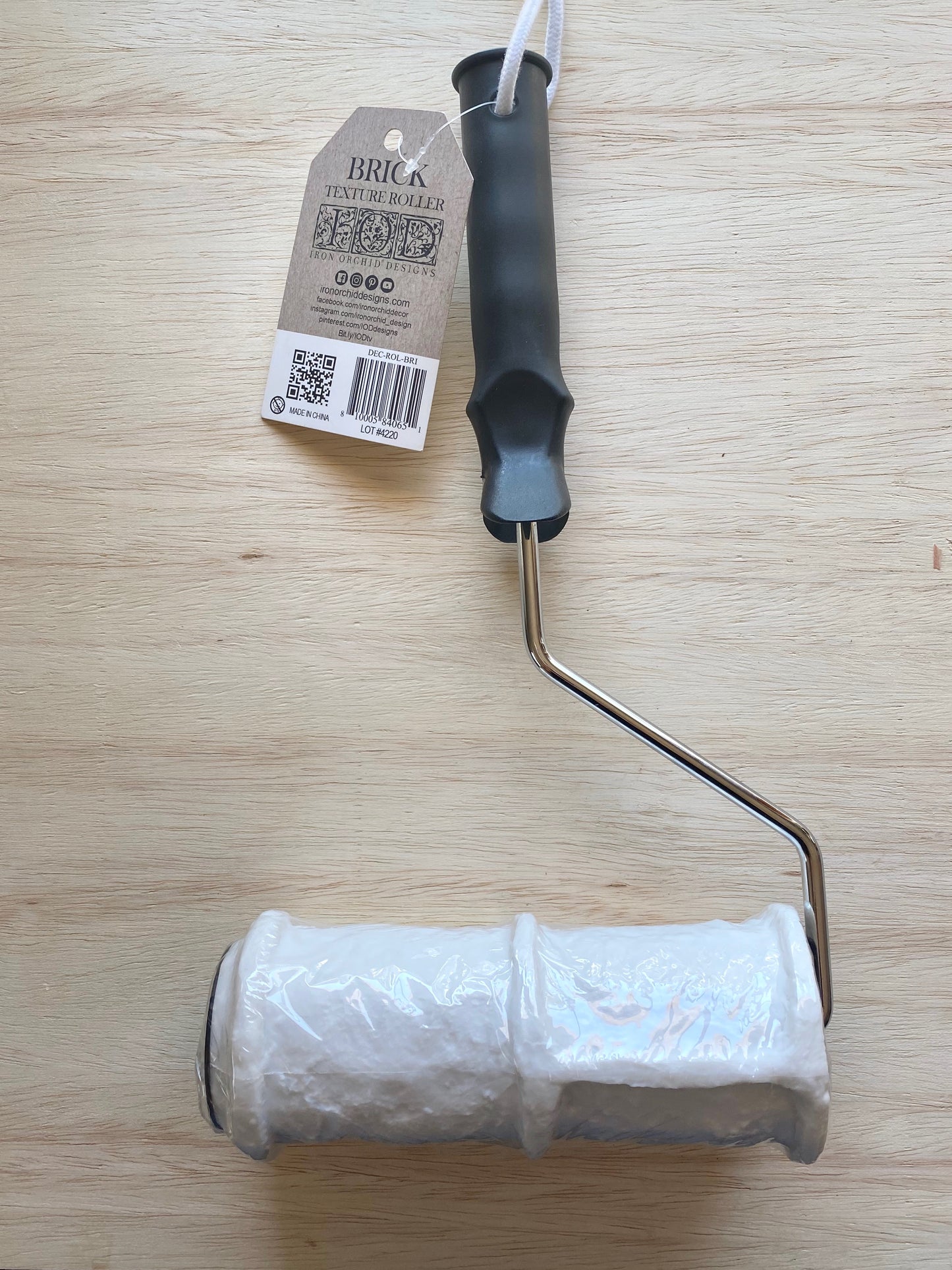 Brick Texture Roller by Iron Orchid Designs