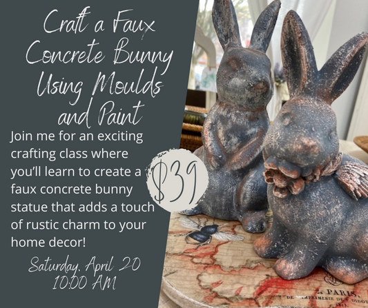 Create a Custom Faux Concrete Bunny