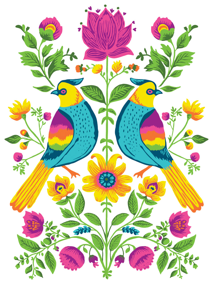 Vida Flora Paint Inlay Designed by Debi Beard