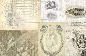 Angels Masterboard 21x29" Decoupage Paper by Roycycled Treasures