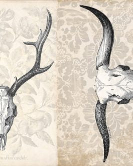 Antler Project Block 21x29" Decoupage Paper by Roycycled Treasures