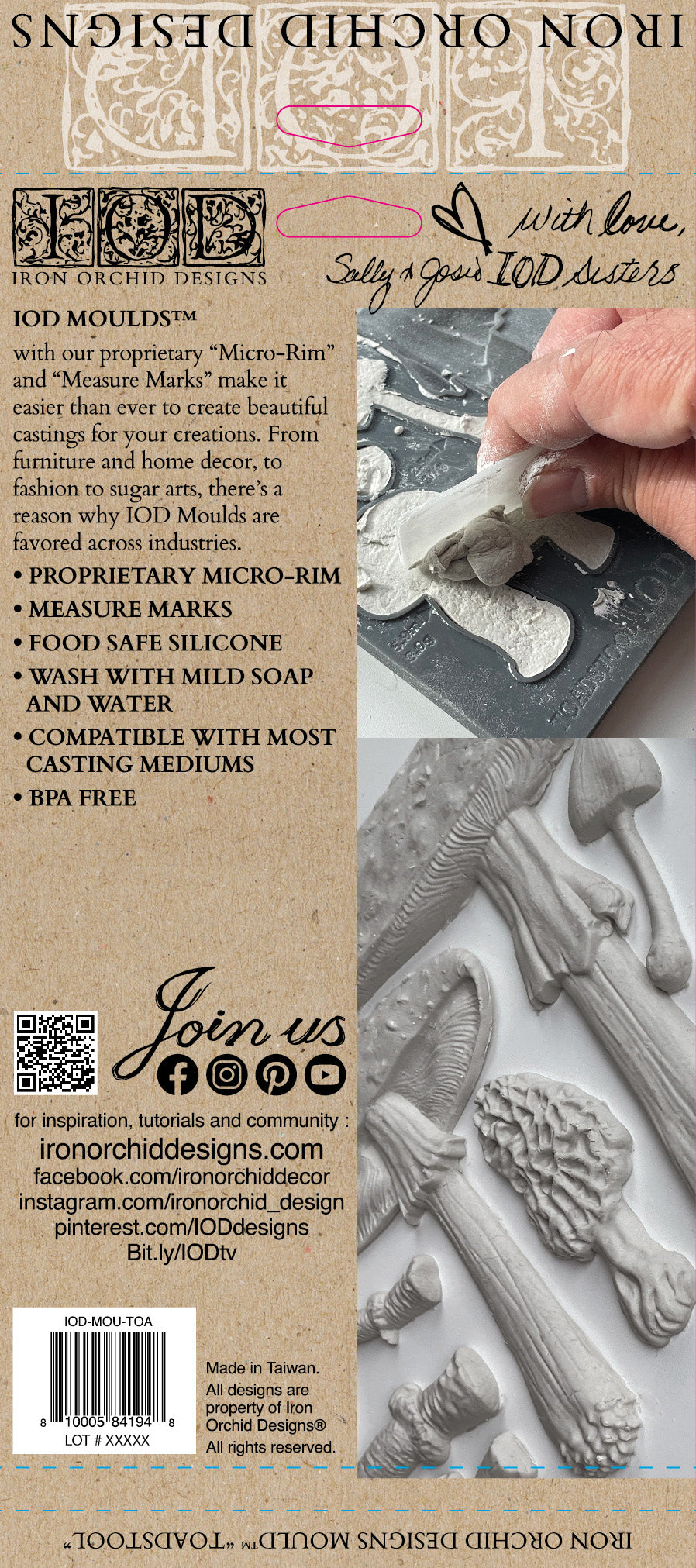 Toadstool 6x10 Decor Mould *2023 New Release*