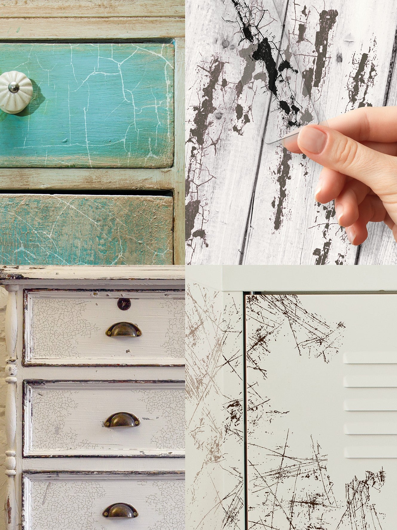Vintage Textures 12x12 Decor Stamp