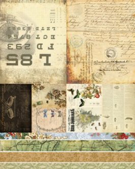 Junk Journal Project Blocks Decoupage Paper