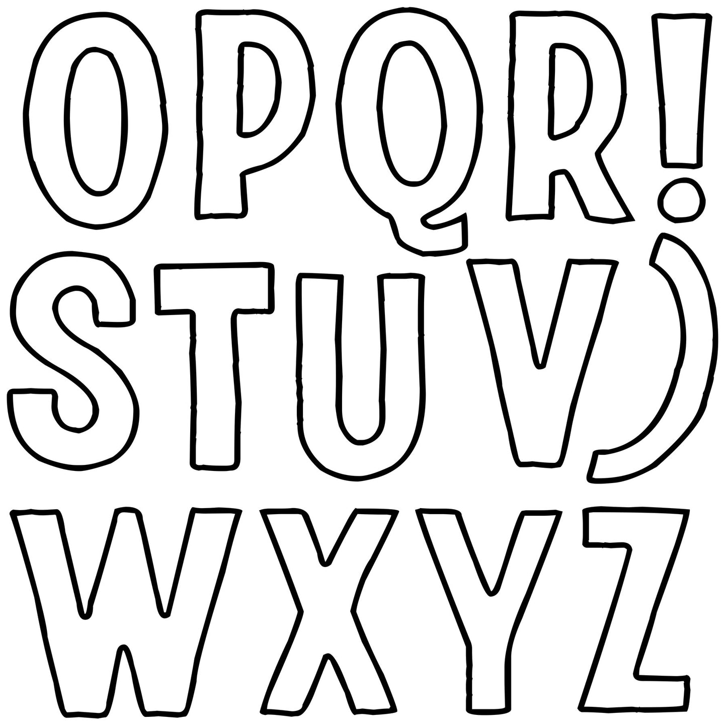 Retro Letters 12x12" Decor Stamp TWO Sheet Set by Iron Orchid Designs (IOD)