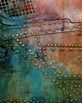 Rivets 21x29" Decoupage Paper by Roycycled Treasures