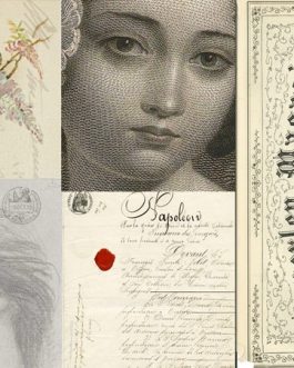 Romantic Project Blocks 21x29" Decoupage Paper by Roycycled Treasures