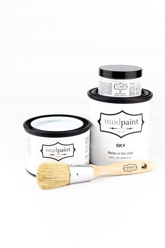 Sky Clay Based Paint by MudPaint Vintage Furniture Paint