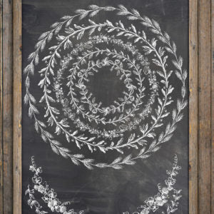 Classic Wreath Builder 12x12" Decor Stamp by Iron Orchid Designs (IOD)
