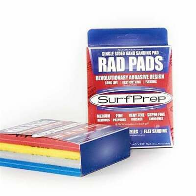 Rad Pad Foam Backed Sanding Pad EIGHT Pack by Surf Prep