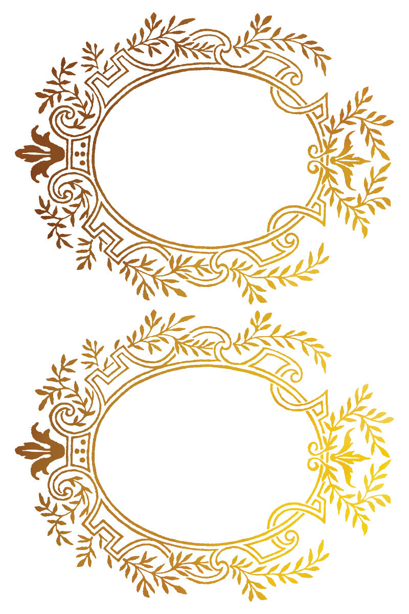 Petits Ornements 8x12” Foil Transfer EIGHT Sheet Set by Iron Orchid Designs (IOD)