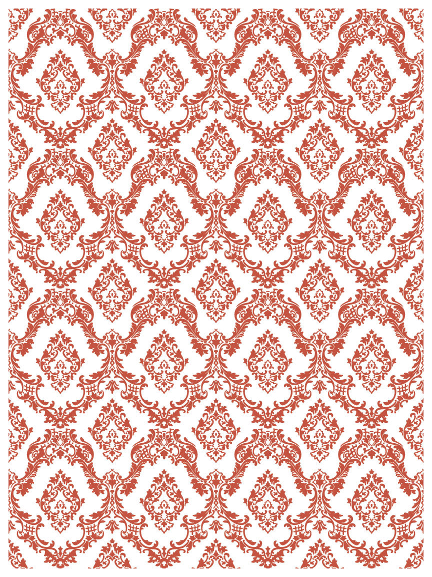 Lattice Rose Paint Inlay 12x16" EIGHT Sheet Set by Iron Orchid Designs (IOD)