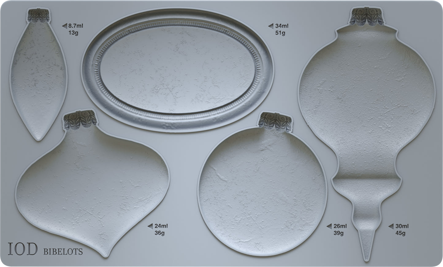 Bibelots 6x10" Decor Mould by Iron Orchid Designs (IOD) *Limited Edition*