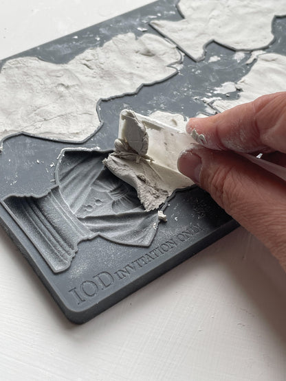 Invitation Only 6x10" Decor Mould by Iron Orchid Designs (IOD)