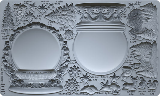 Snow Globes 6x10" Decor Mould by Iron Orchid Designs (IOD) *Limited Edition*