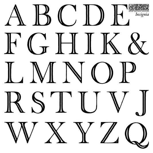 Insignia Decor 6x6” Stamp FOUR Sheet Set by Iron Orchid Designs (IOD)