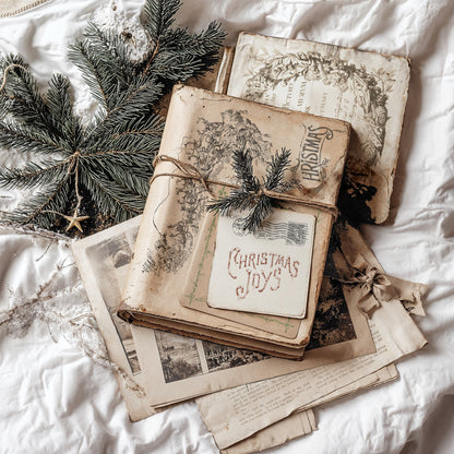 Christmas Post 12x12" Decor Stamp by Iron Orchid Designs (IOD) Limited Edition