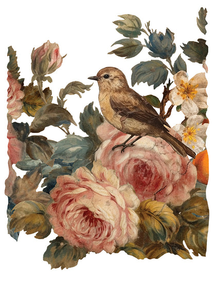 Joie des Roses Decor Transfer Pad 12x16" EIGHT Sheet Set by Iron Orchid Designs (IOD)