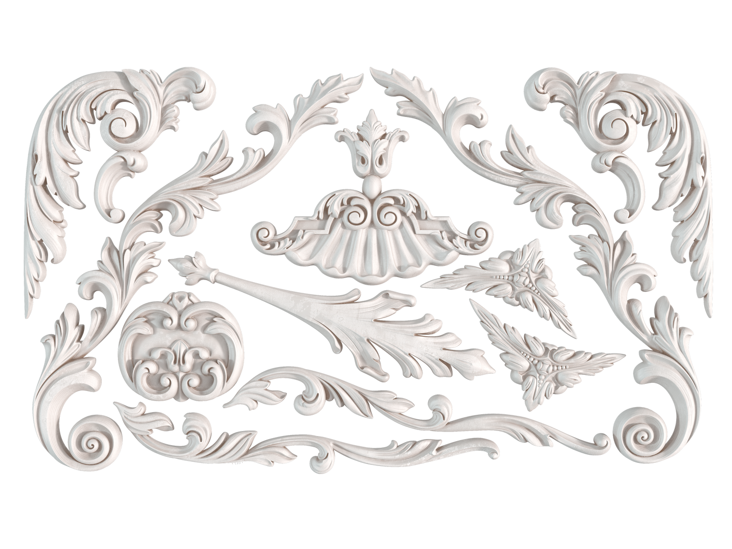 Dainty Flourishes Decor Mould