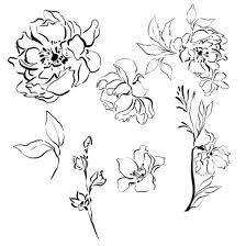 Floral 12x12" Stencil by Roycycled Treasures
