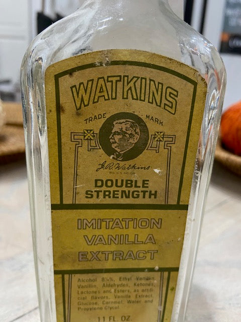 Vintage Watkins Vanilla Bottle