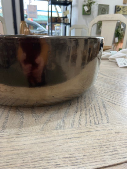 Large Bronze Clay Bowl