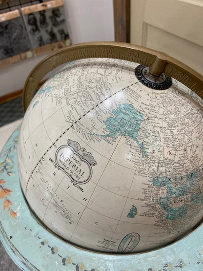 Vintage Inspired Standing Globe