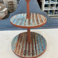 Rusty Corrugated Tin Two Tiered Tray