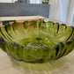 Green Glass Decorative Bowl