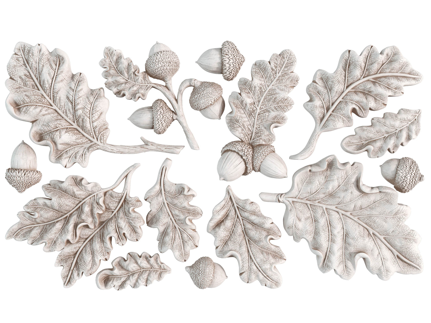 Oak Leaves & Acorns 6x10" Decor Mould by Iron Orchid Designs (IOD)