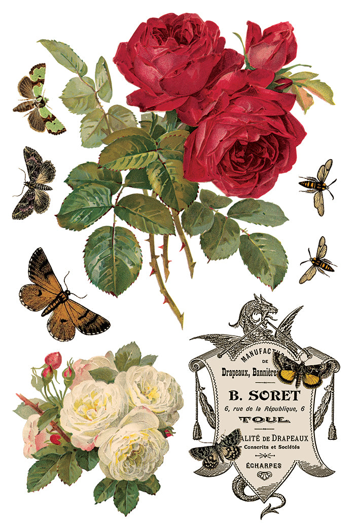 By Any Other Name 8x12” Transfer EIGHT Sheet Set by Iron Orchid Designs (IOD)