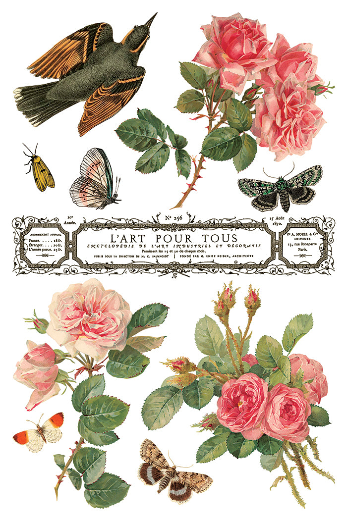 By Any Other Name 8x12” Transfer EIGHT Sheet Set by Iron Orchid Designs (IOD)