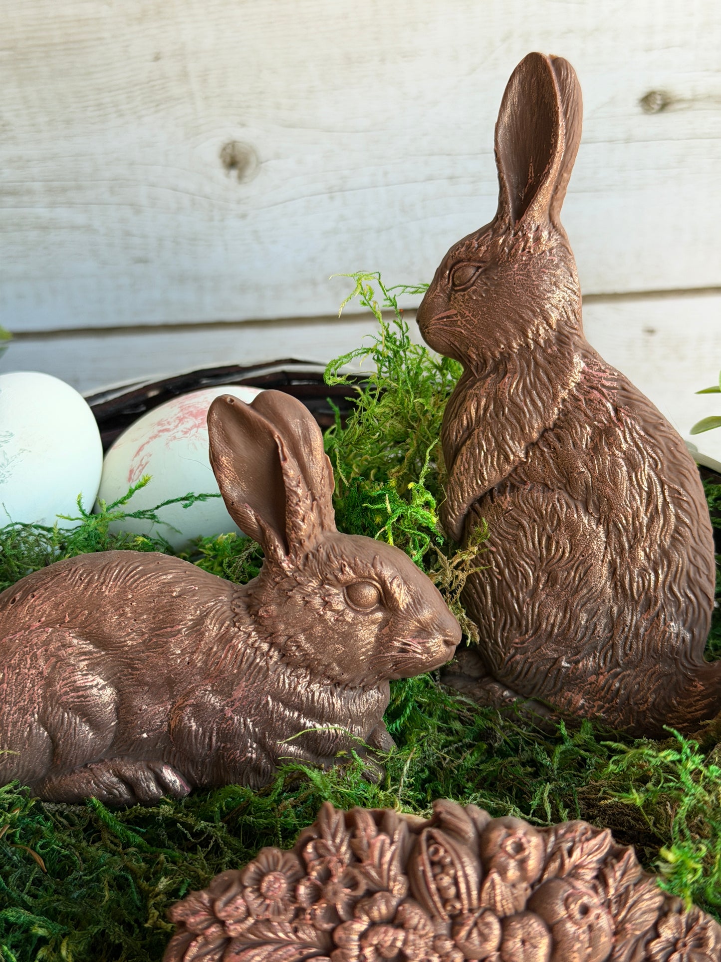 Les Lapins 6x10" Decor Mould by Iron Orchid Designs (IOD)