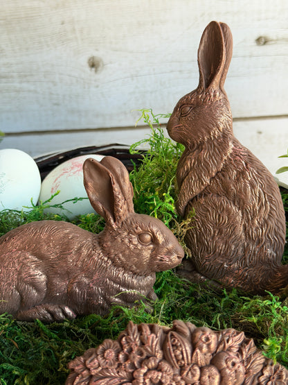 Les Lapins 6x10" Decor Mould by Iron Orchid Designs (IOD)