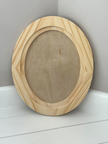 Oval Wood Gallery Blank 12.7 x 15.7" by Iron Orchid Designs (IOD)