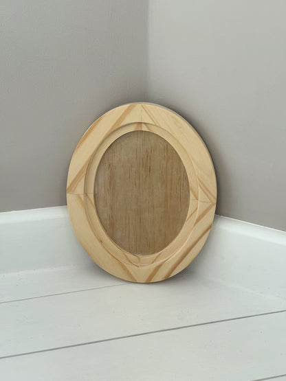 Oval Wood Gallery Blank 8.5x10.6" by Iron Orchid Designs (IOD)