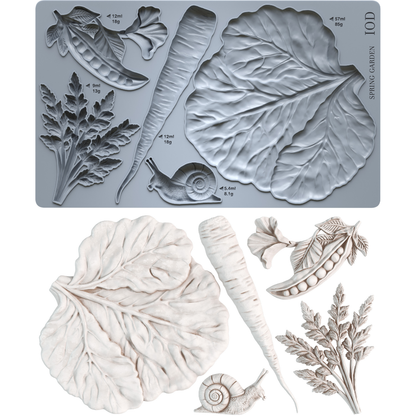 Spring Garden 6x10" Decor Mould by Iron Orchid Designs (IOD)