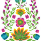 Vida Flora Paint Inlay Designed by Debi Beard