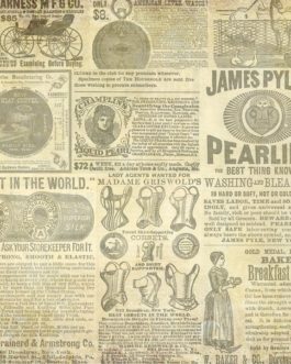 Vintage Ads 21x29" Decoupage Paper by Roycycled Treasures