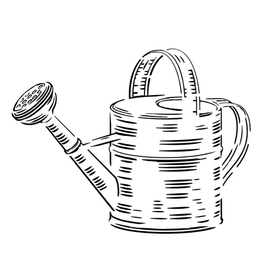 Watering Can 12x12" Stencil by Roycycled Treasures
