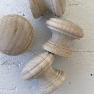 Iron Orchid Designs (IOD) 1.5" Hardwood Knobs - 4 per pack